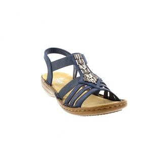 Women's Rieker Closed Toe Sandals** 41 ~Navy